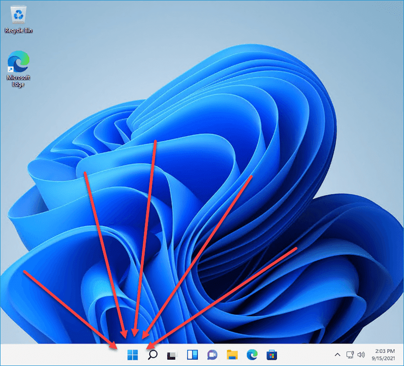Windows 11 has adjusted the taskbar which is causing panic in some because change is scary