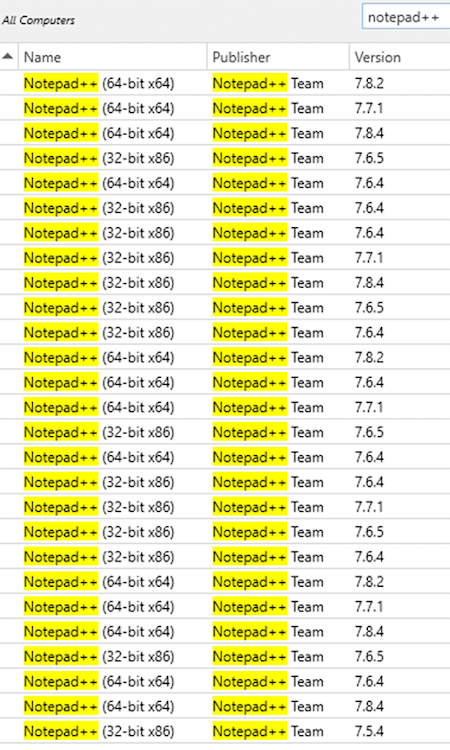 Applications Report for NotePad++