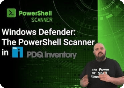 The PowerShell Scanner in PDQ Inventory: Windows Defender