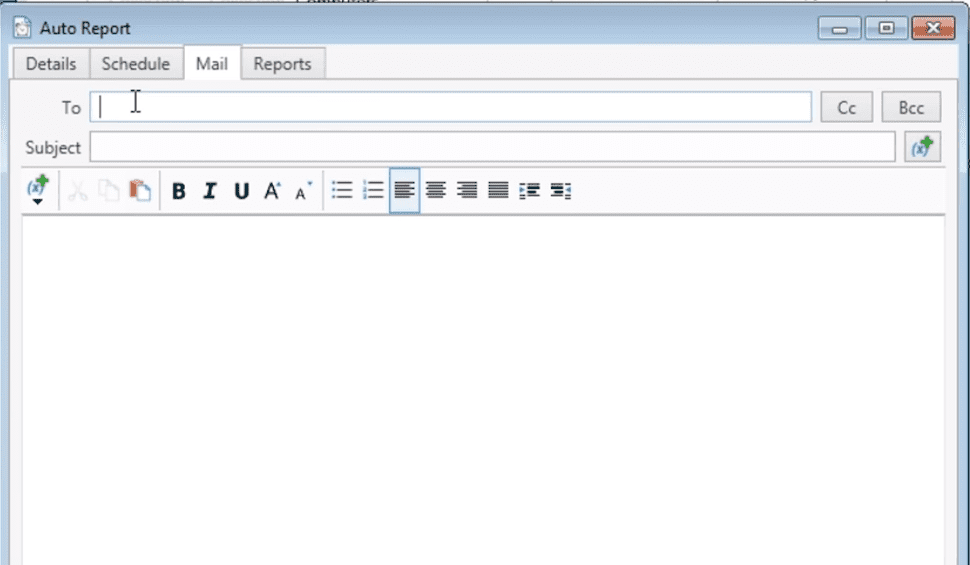 Email Auto Report