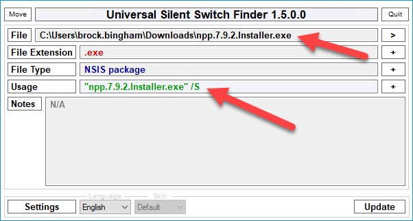 USSF Universal silent switch finder