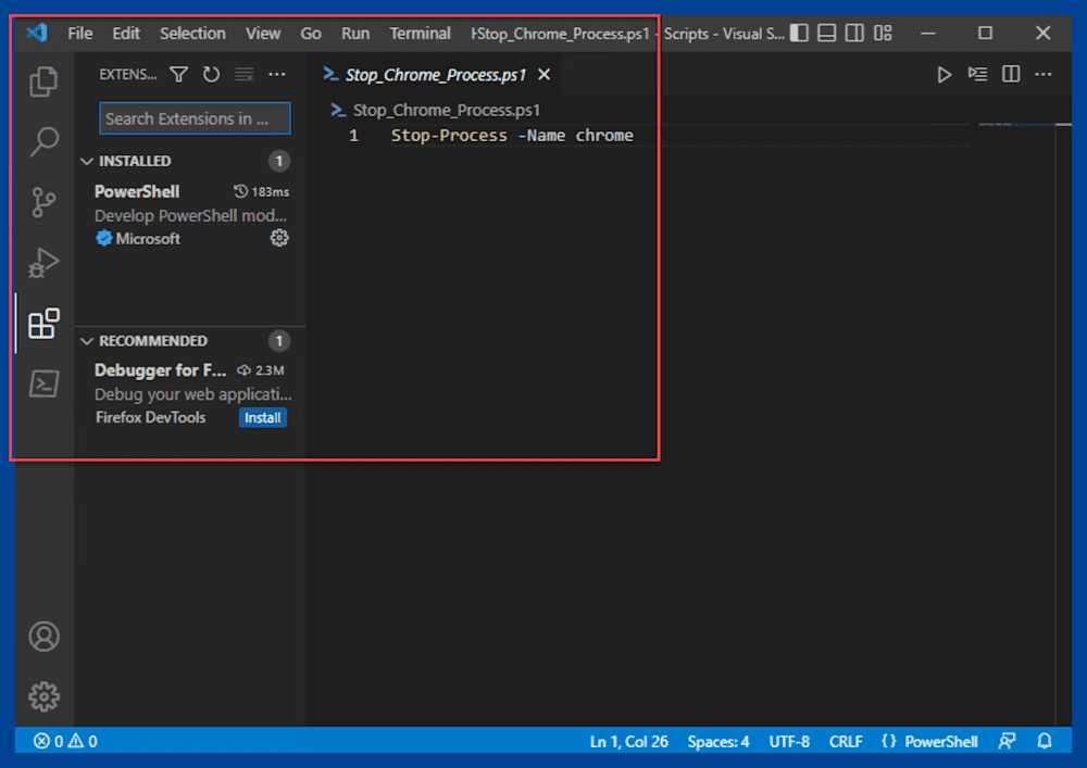 When the side bar is opened, it can cause your code to shift. This effect can be jarring
