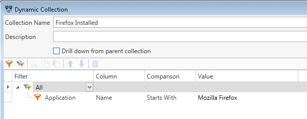 PDQInventory ParentCollectionFirefox