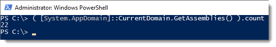 Assembly counts in PowerShell