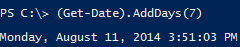 PowerShell Get-Date Cmdlet 3