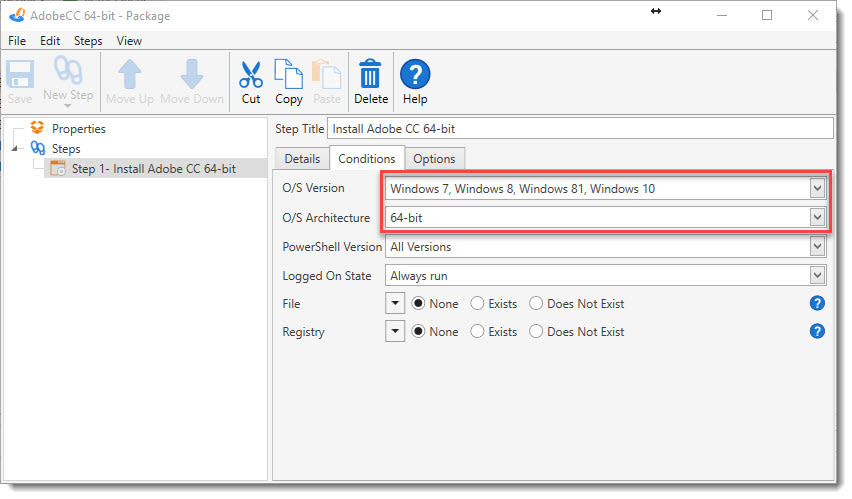OS version - Windows 7, Windows 8, Windows 81, Windows 10