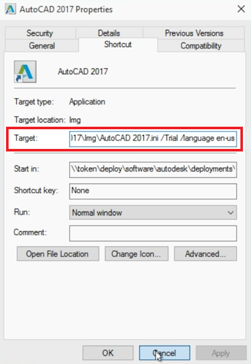 autocad Properties