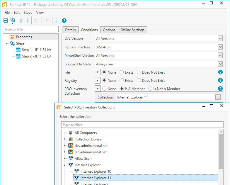 Removing IE 11