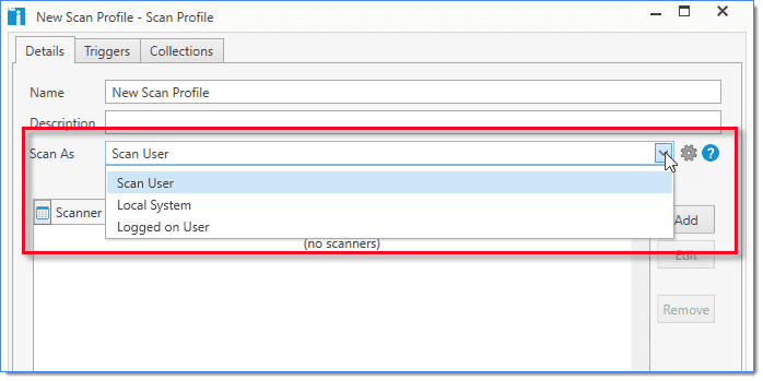 Scan As in Scan Profiles