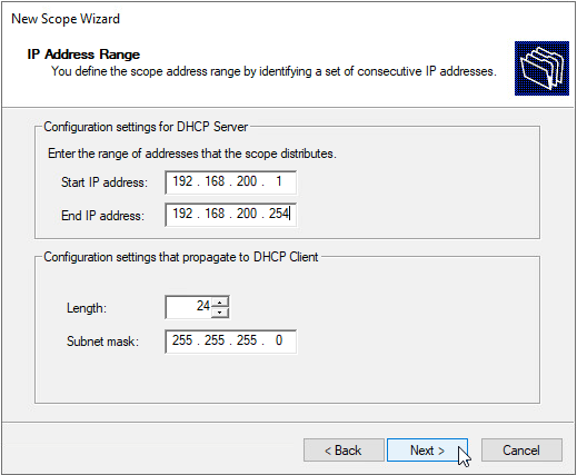 DHCP Screenshot 5