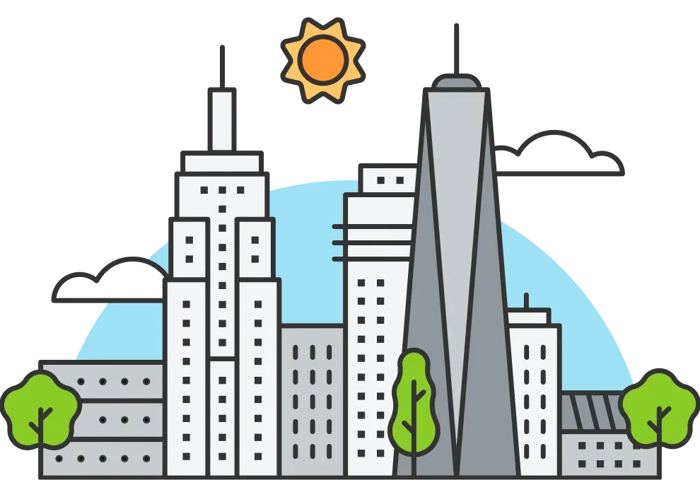 illustration of a city