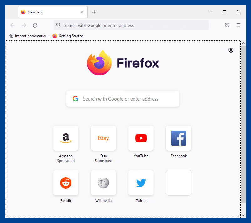 Mozilla Firefox web browser