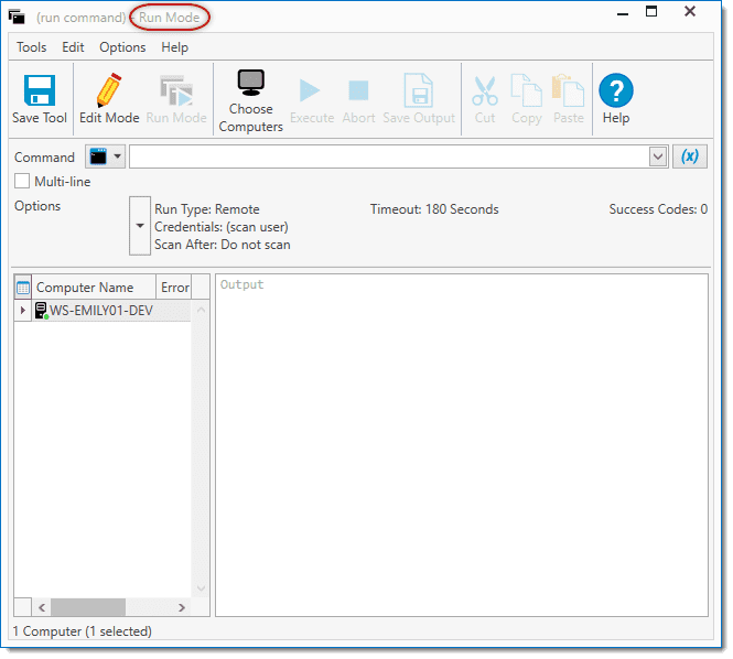 Run-Command-Run-Mode