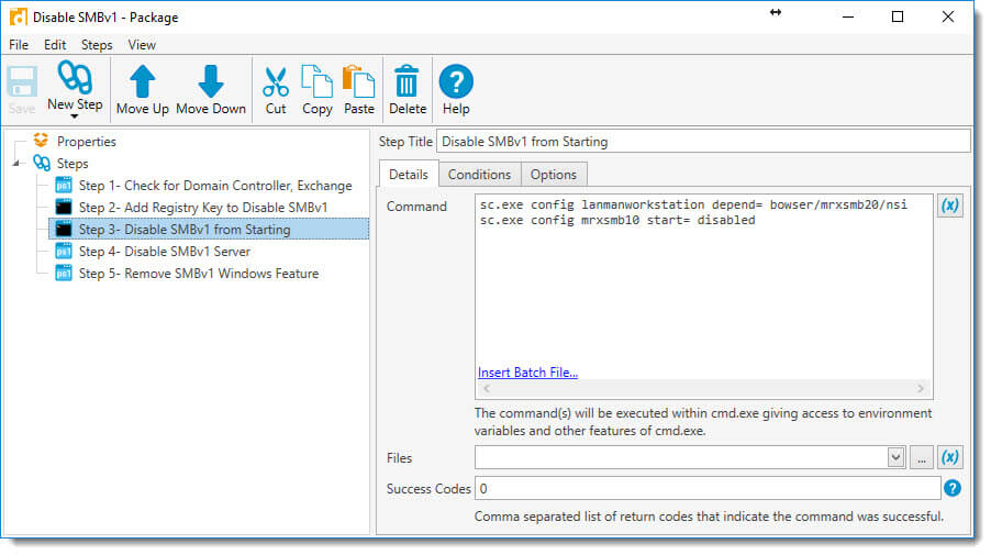 Disable SMBv1 from Starting
