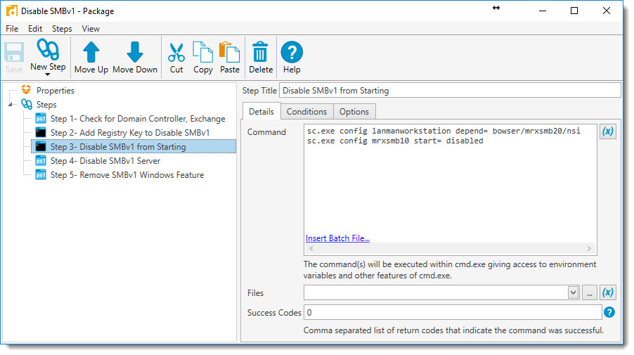 Disable SMBv1 from Starting
