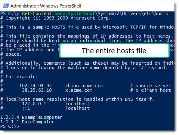 Blog-hosts-file-one-liner-example-with-full-hosts-file