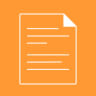 Paper Icon OrangeBG