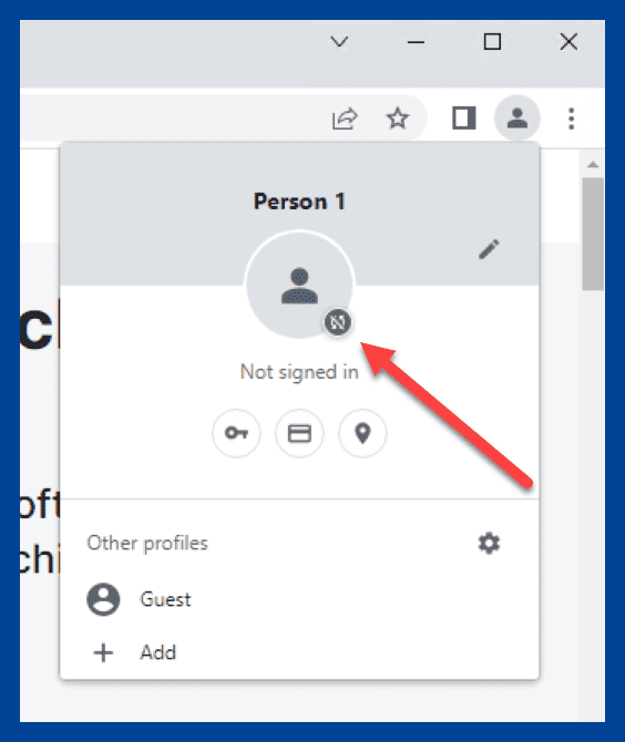 You should not be able to sign into a Chrome profile with the policies we configured