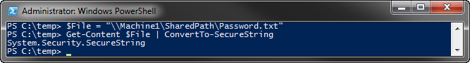 Administrator: Windows PowerShell