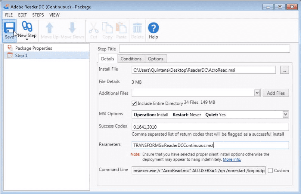 Adobe DC Package