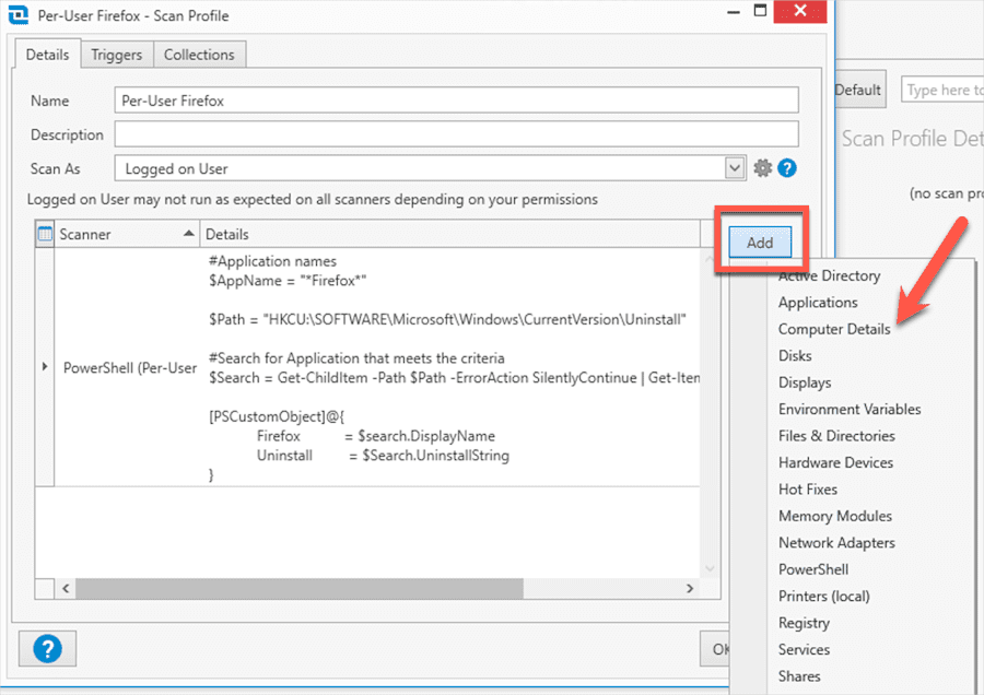 A screenshot showing computer details in PDQ Inventory