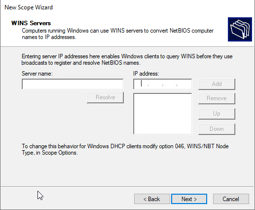 DHCP Screenshot 11