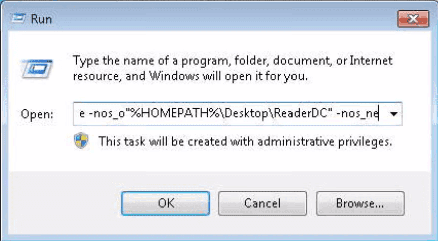 Run Extract Adobe DC
