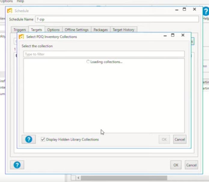 Running a PDQ Deploy schedule against different Inventory collections