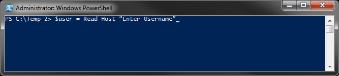 Powershell   Read Host