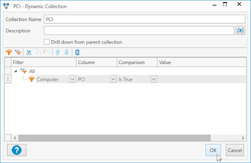 select Computer > PCI > Is True and click OK