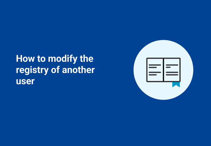 How to modify the registry of another user