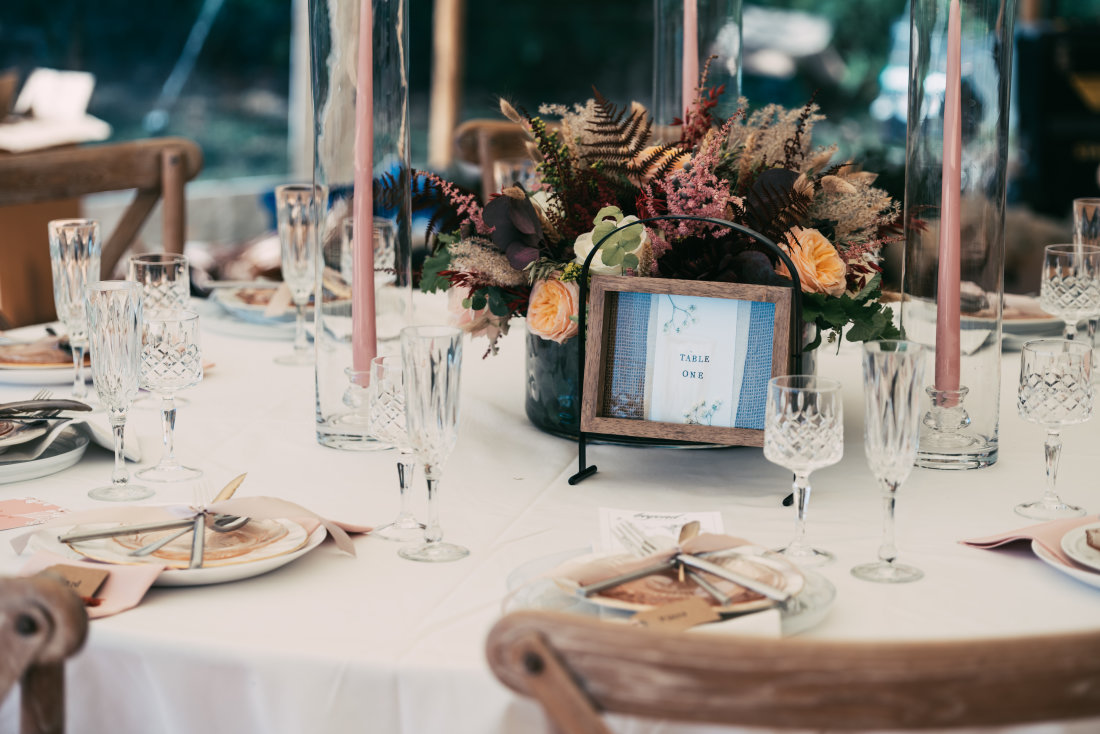 low-wedding-table-display-rustic-soft-flowers