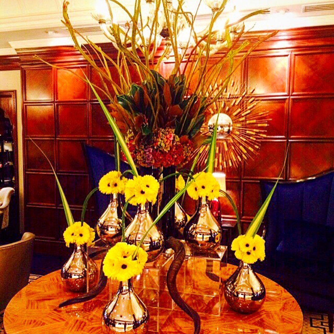 Taj-hotel-lobby-flowers-yellow