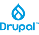 Logo: Drupal blue