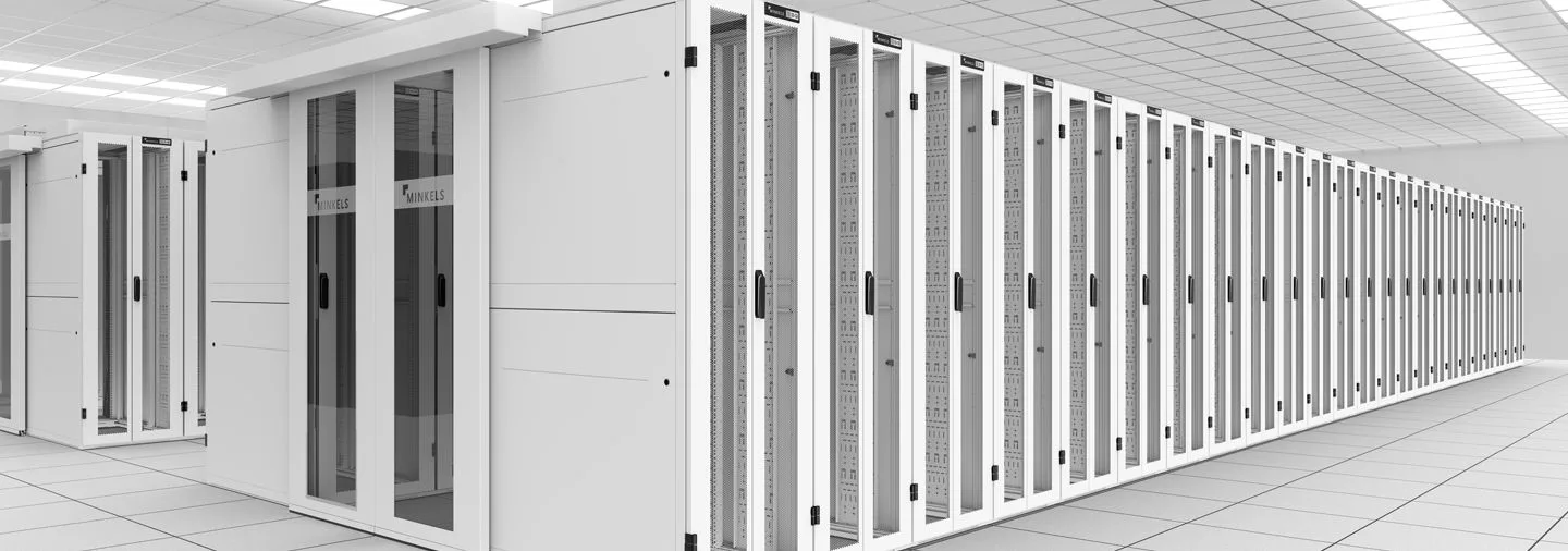 Ontdek de geavanceerde datacenteroplossingen van Minkels met modulaire racks en energie-efficiënt design. Perfect voor schaalbare, duurzame en betrouwbare IT-infrastructuren.