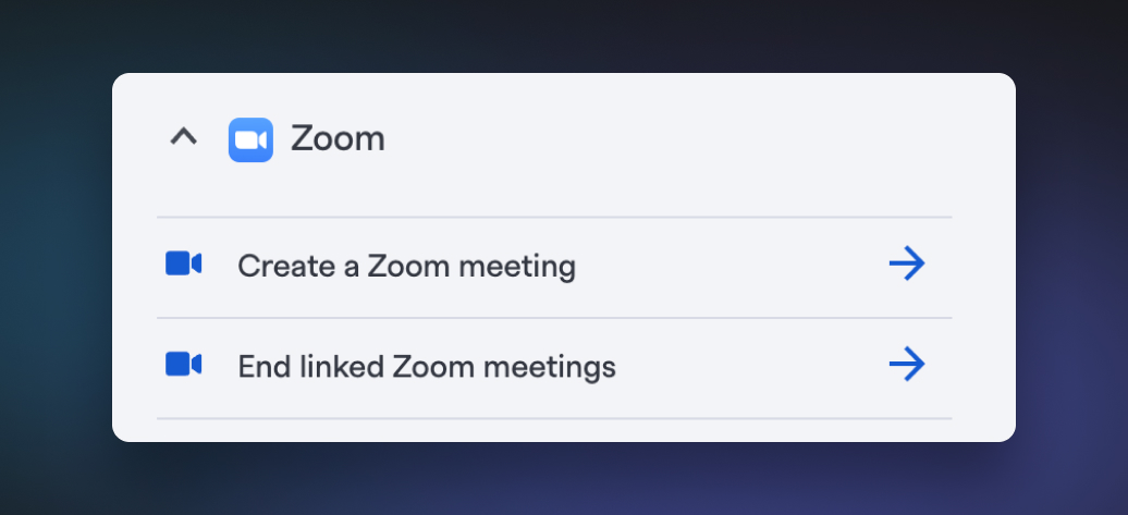 Zoom End Linked Meetings Runbook Step