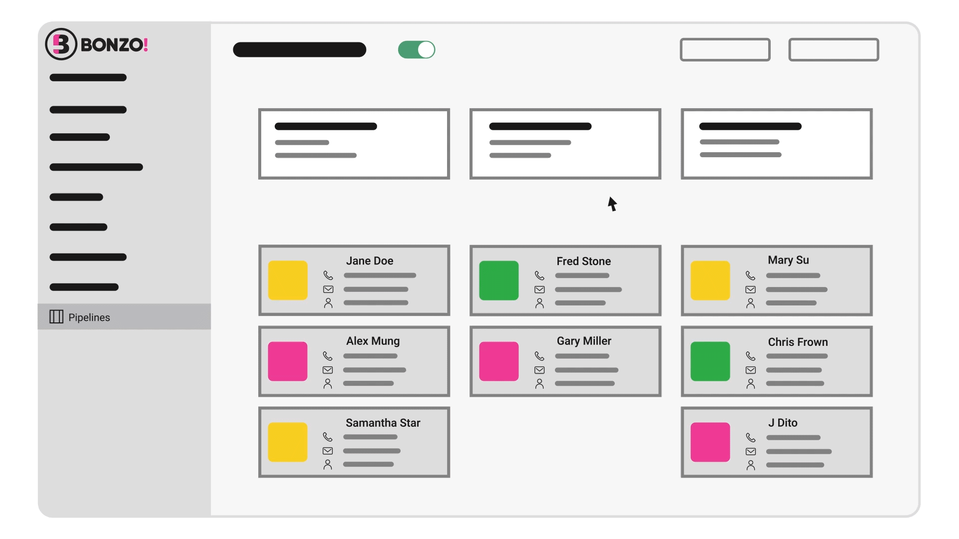 Easily define your sales process