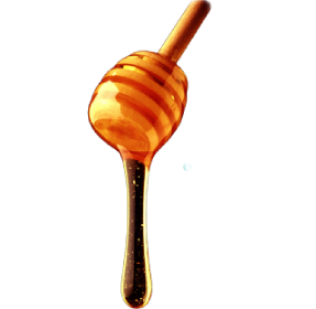Honey ingredient illustration
