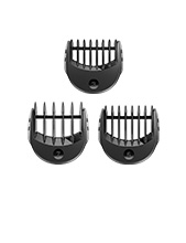 Fixed combs with 3 + 5 + 7 mm