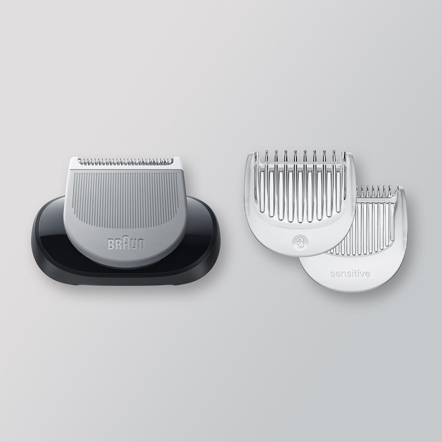 Braun Body Trimmer Head + 2 combs