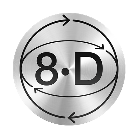 8D Flex head