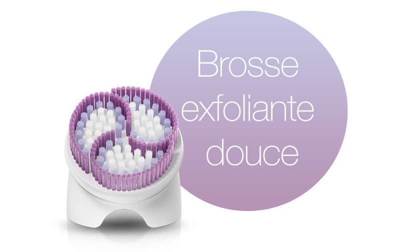 Brosse exfoliante douce