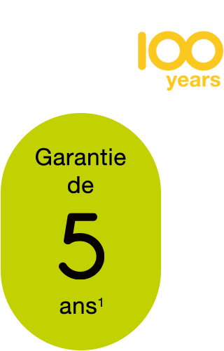Extension de garantie pour nos 100 ans