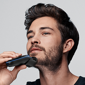 Lange baard trimmen