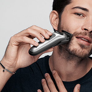 Korte tot middellange baard en haar trimmen