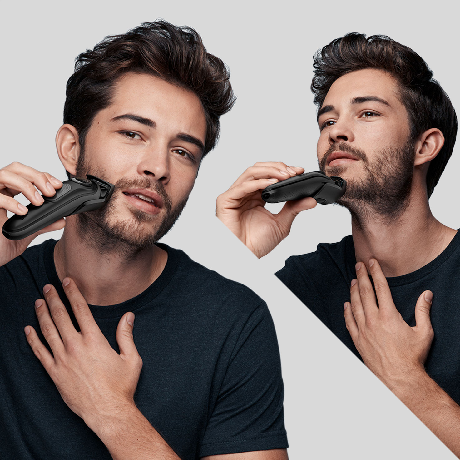 Baard trimmen met precisie