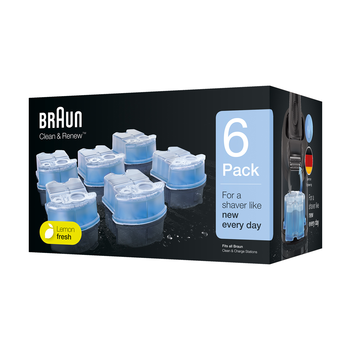 Braun Clean & Renew refill cartridges CCR - 6 Pack