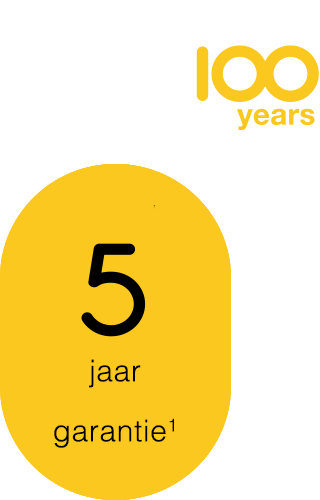 100 jaar garantieverlenging.