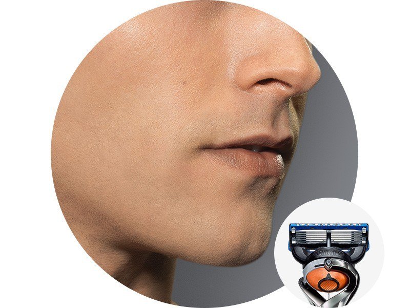 Clean Shaving with free Gillette razor