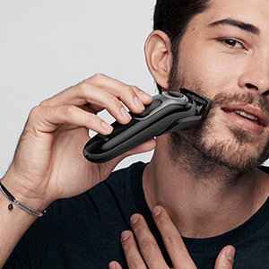 Korte tot middellange baard en haar trimmen